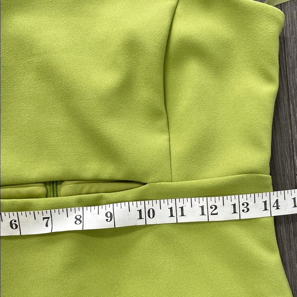 RW & CO Elegant Lime Green Dress SIZE 6 - Picture 12 of 15